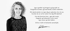 Jeg er kvindelig fotograf